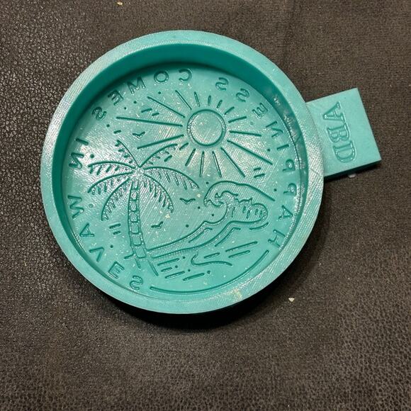 Summer Vibes Silicone Freshie Mold – “Happiness Comes in Waves” 🌊☀️ - Picture 3 of 3